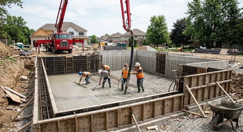 Basement Concrete Installation in Mcdonough, GA