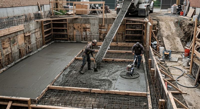 Basement Concrete Installation in Lovejoy, GA
