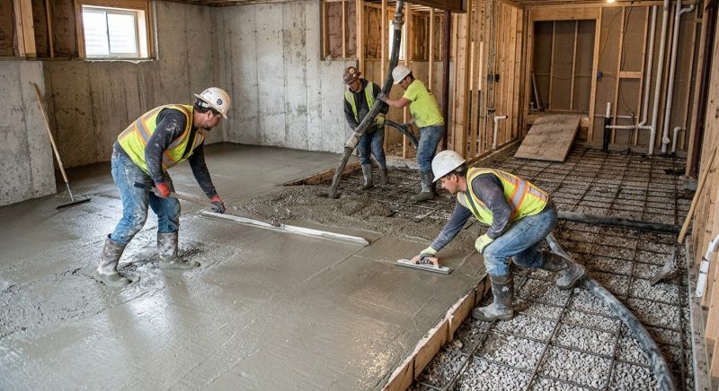 Basement Concrete Pouring in Mcdonough, GA