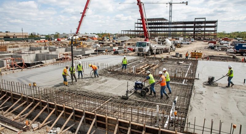 Commercial Slab Construction in Jackson, GA