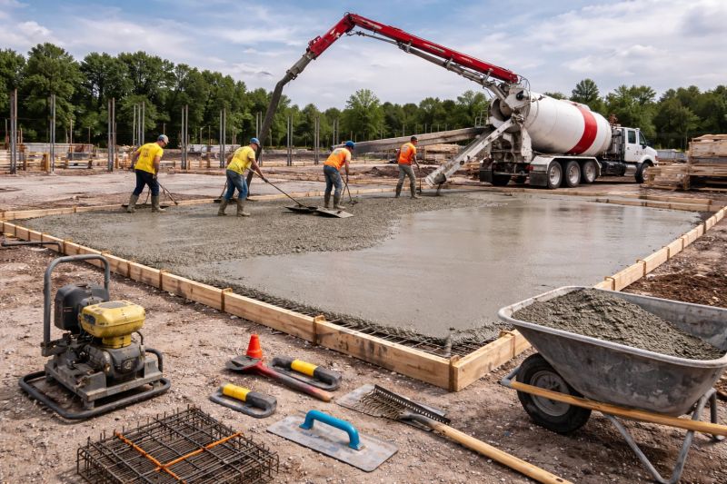 Commercial Slab Construction in Stockbridge, GA