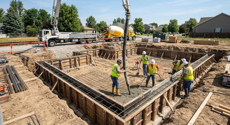 Concrete Foundation Installation in Covington, GA