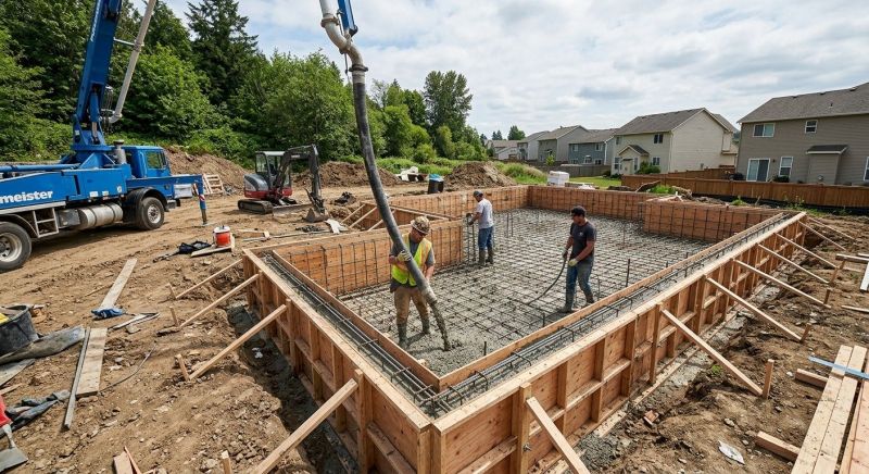 Concrete Foundation Installation in Ellenwood, GA