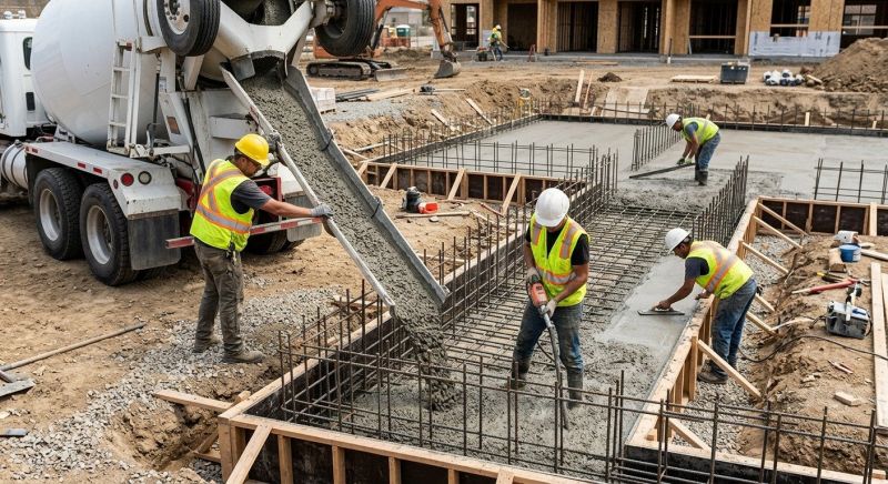 Concrete Foundation Pouring in Mcdonough, GA