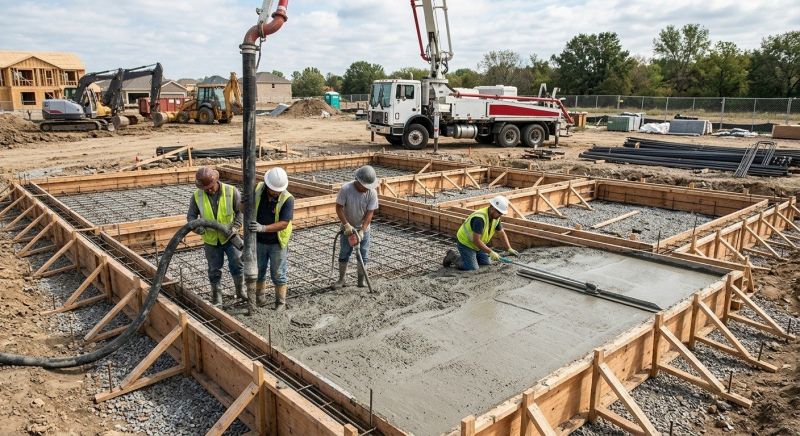 Concrete Foundation Pouring in Mcdonough, GA