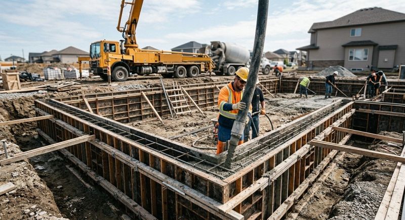 Concrete Foundation Pouring in Mcdonough, GA