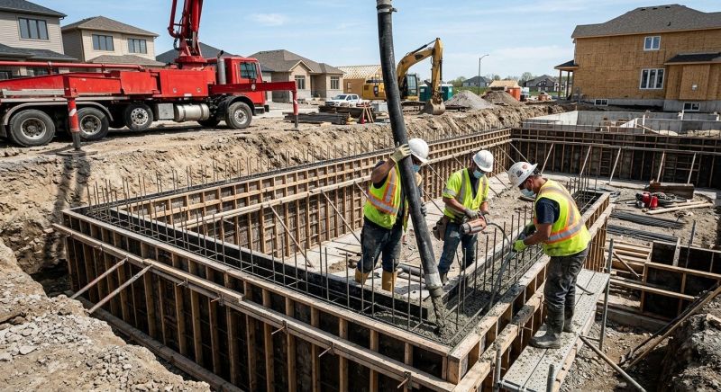 Foundation Wall Pouring in Newton County, GA